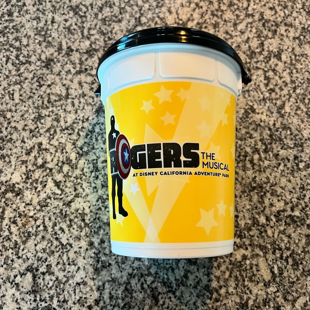 Rogers the musical popcorn bucket from Disneyland California adventure